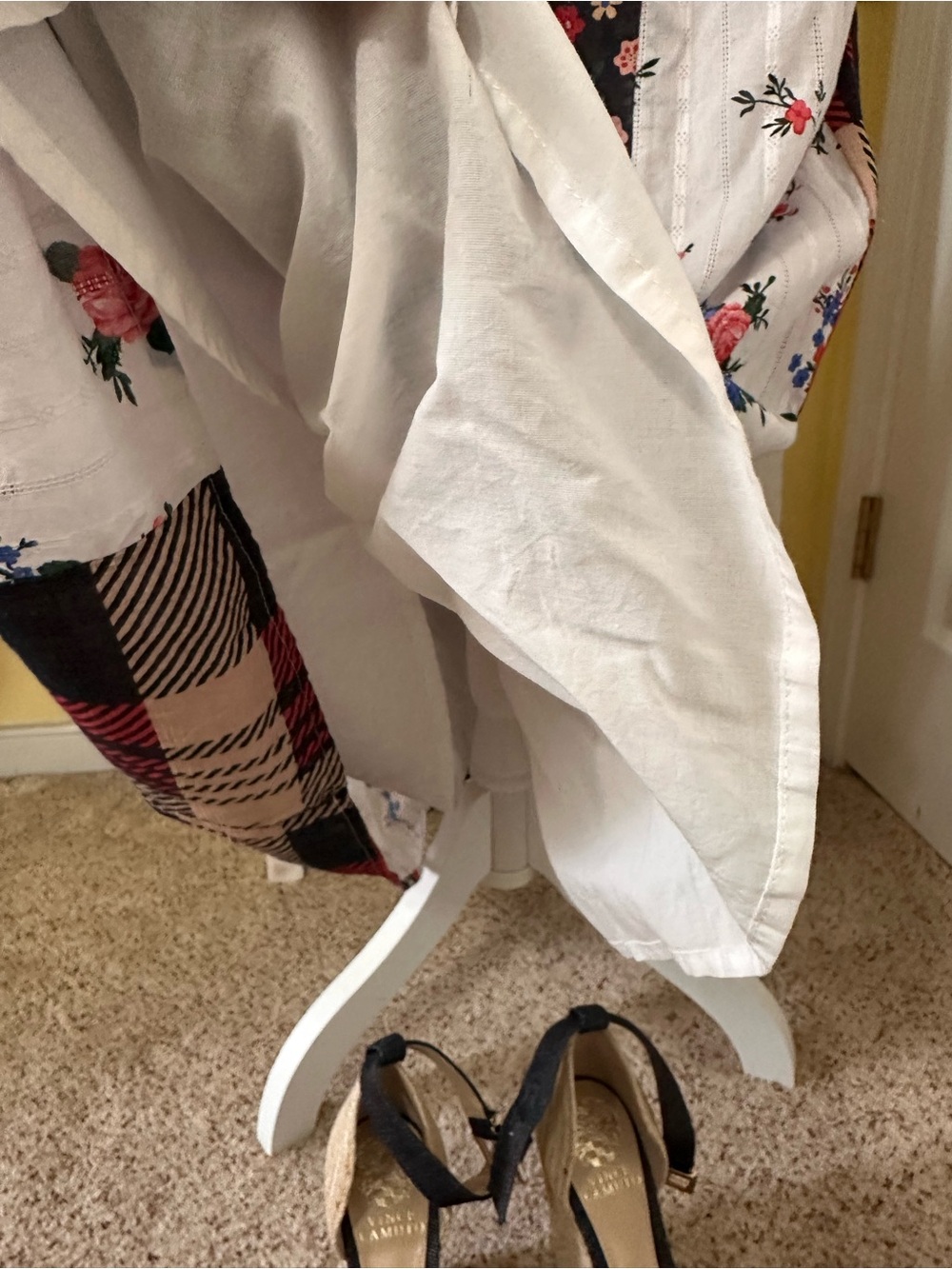 NWT Anthropologie LetMeBe Boho Patchwork panel Maxi Skirt. - Picture 11 of 13